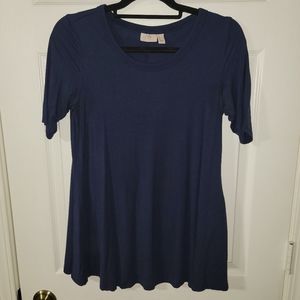 Navy Blue Blouse